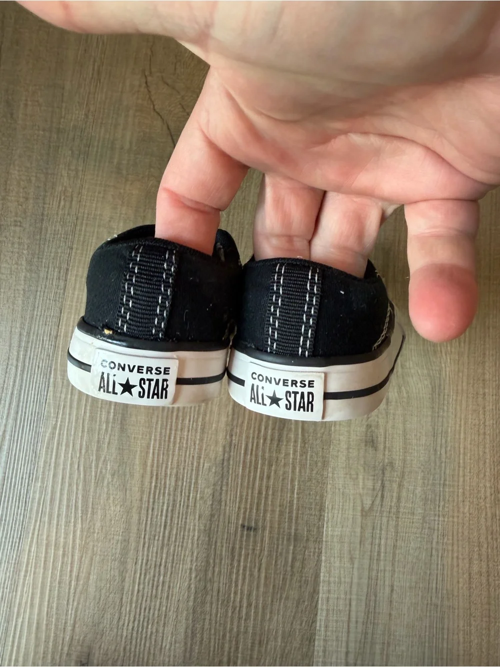Converse Kids Black and White Low-Top Sneakers